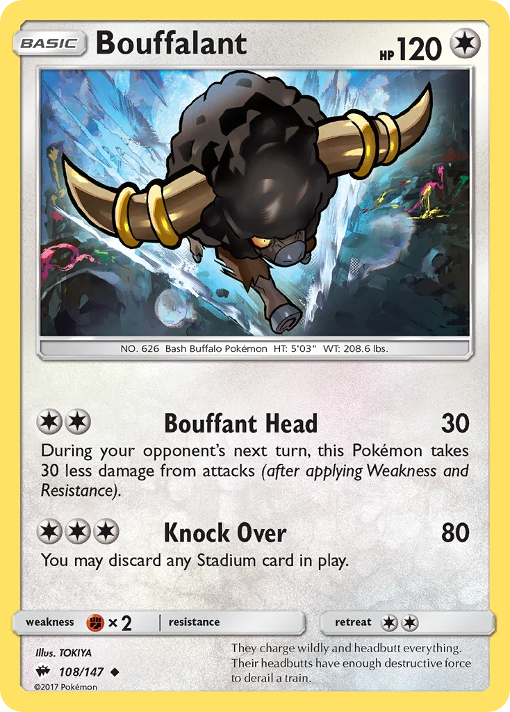 Bouffalant · Burning Shadows