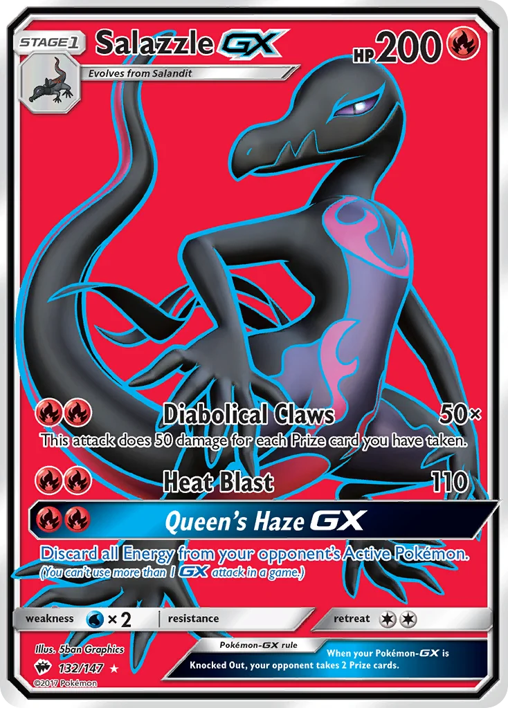 Salazzle-GX · Burning Shadows