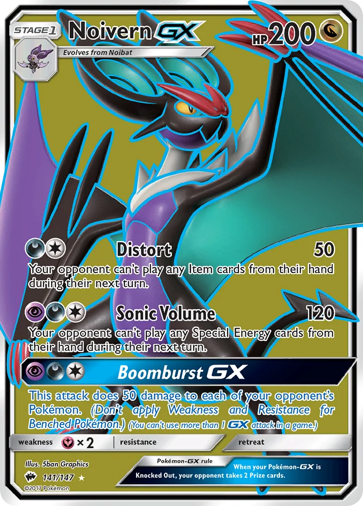 Noivern-GX · Burning Shadows