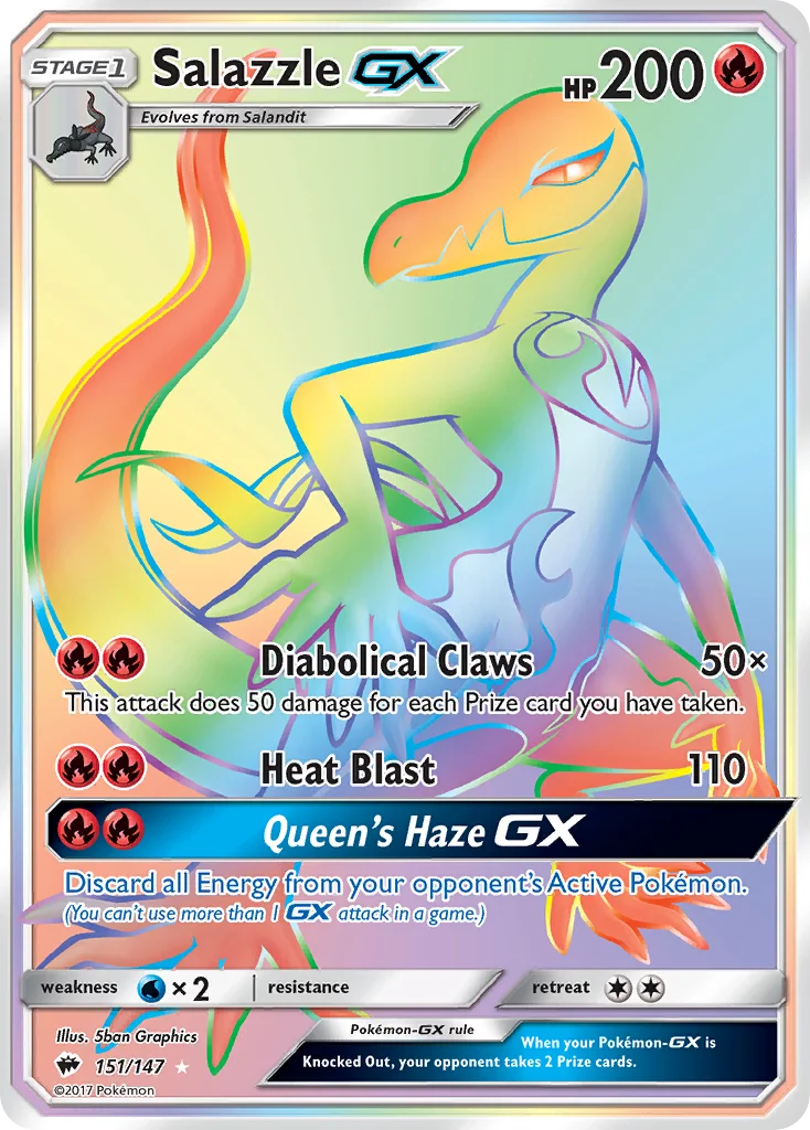 Salazzle-GX · Burning Shadows