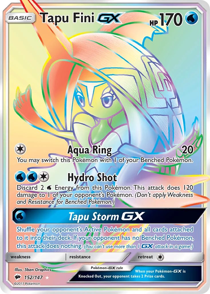 Tapu Fini-GX · Burning Shadows