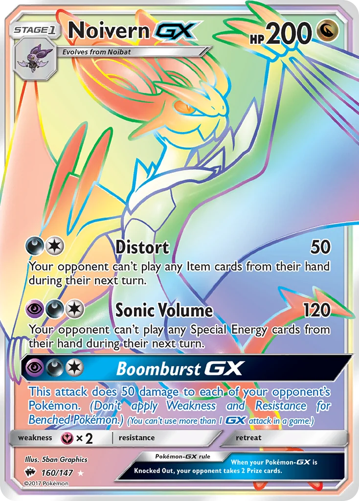 Noivern GX · Sombras Ardentes