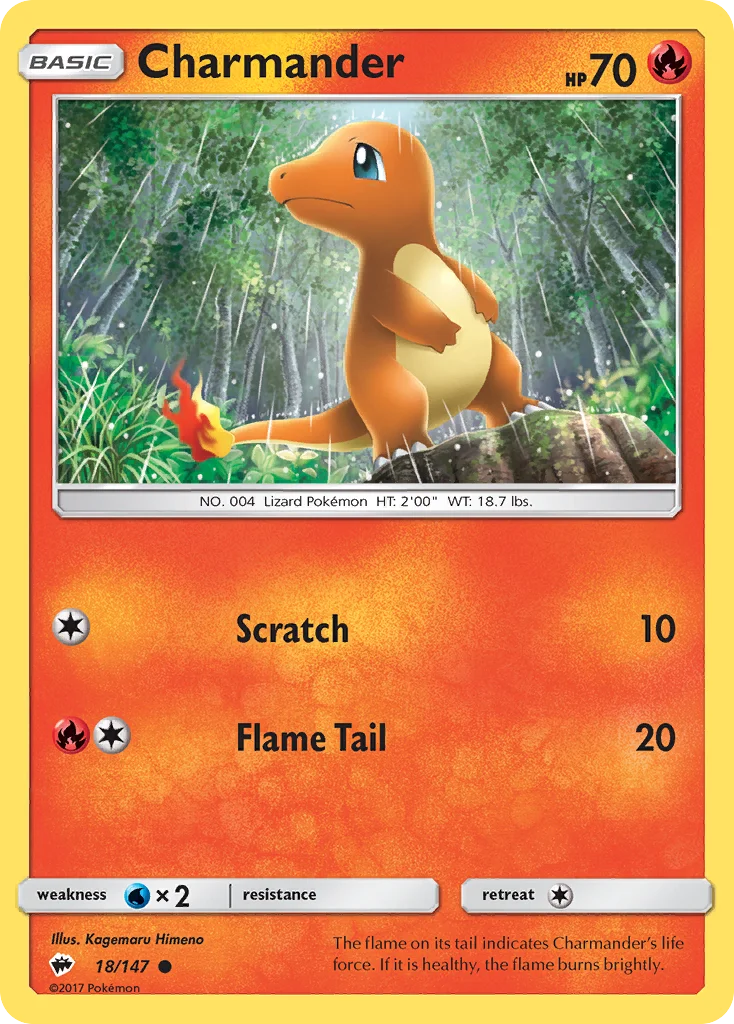 Charmander · Sombras Ardentes