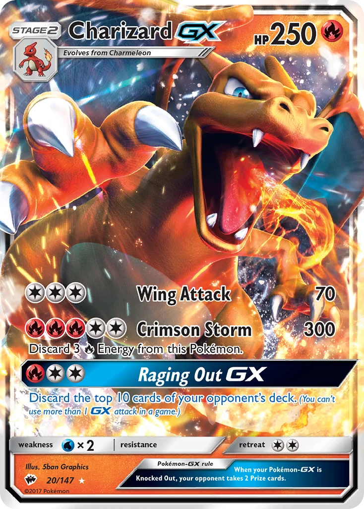 Charizard-GX · Burning Shadows