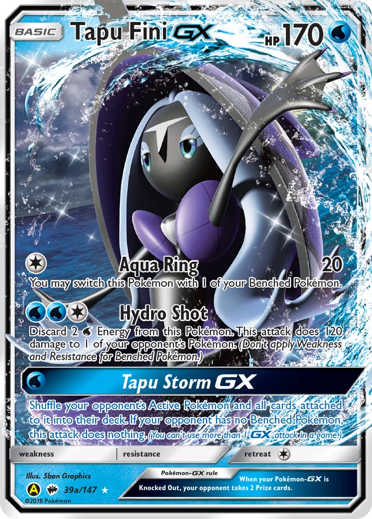 Tapu Fini-GX · Burning Shadows