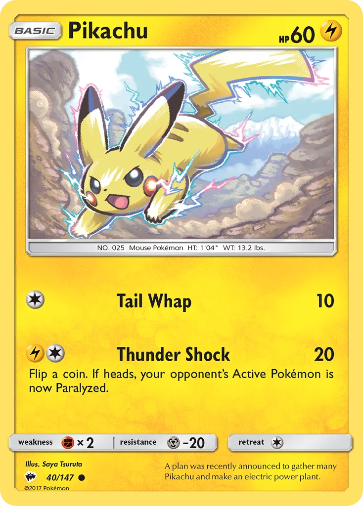 Pikachu · Burning Shadows