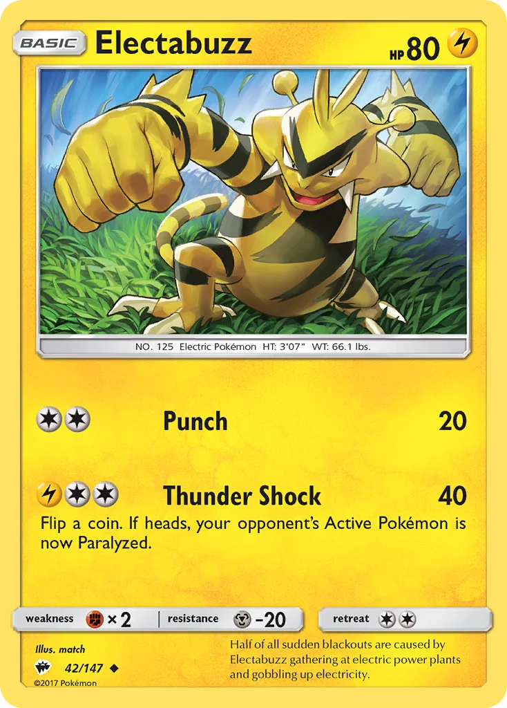 Electabuzz · Sombras Ardentes