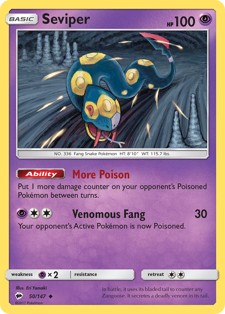 Seviper · Burning Shadows