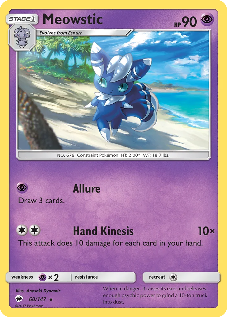 Meowstic · Burning Shadows