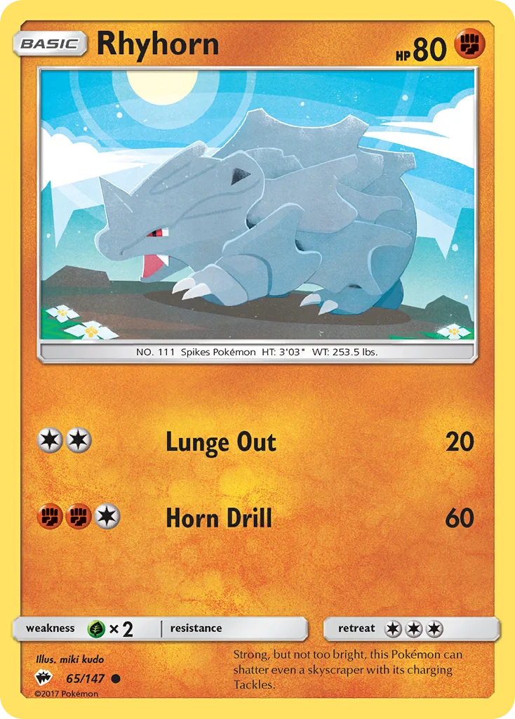 Rhyhorn · Sombras Ardentes