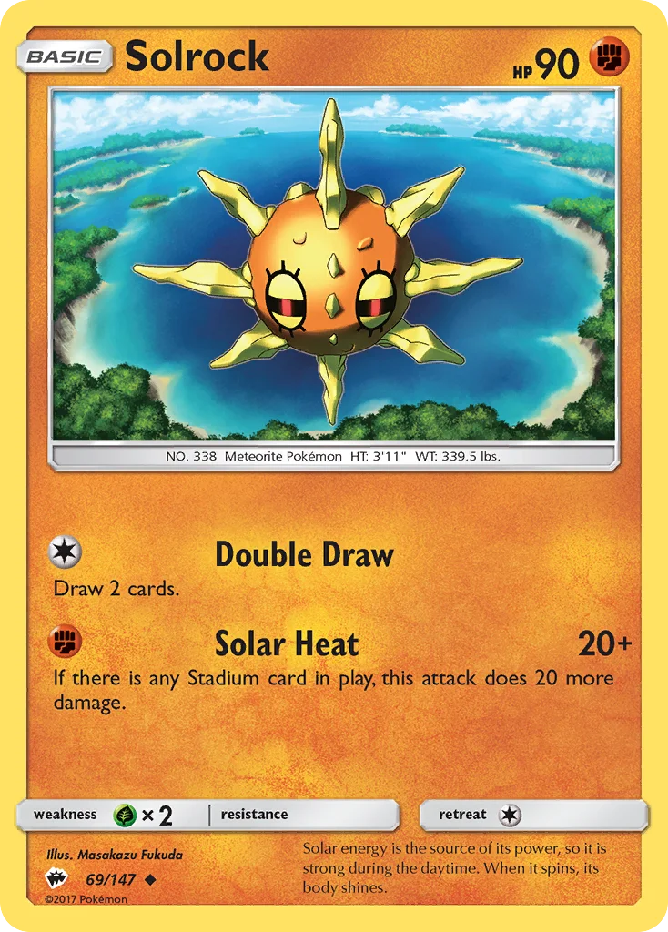 Solrock · Burning Shadows