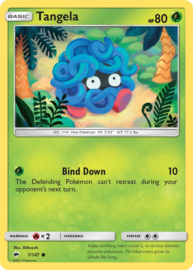 Tangela · Sombras Ardentes
