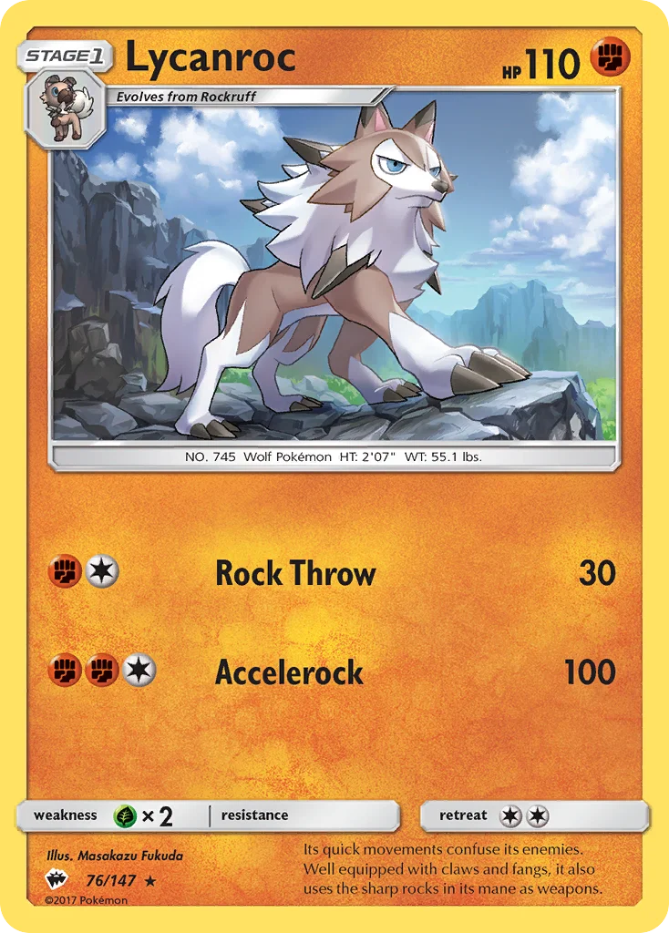 Lycanroc · Burning Shadows