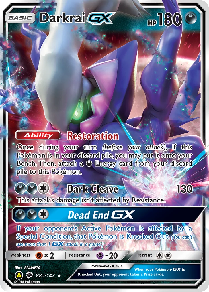 Darkrai-GX · Burning Shadows