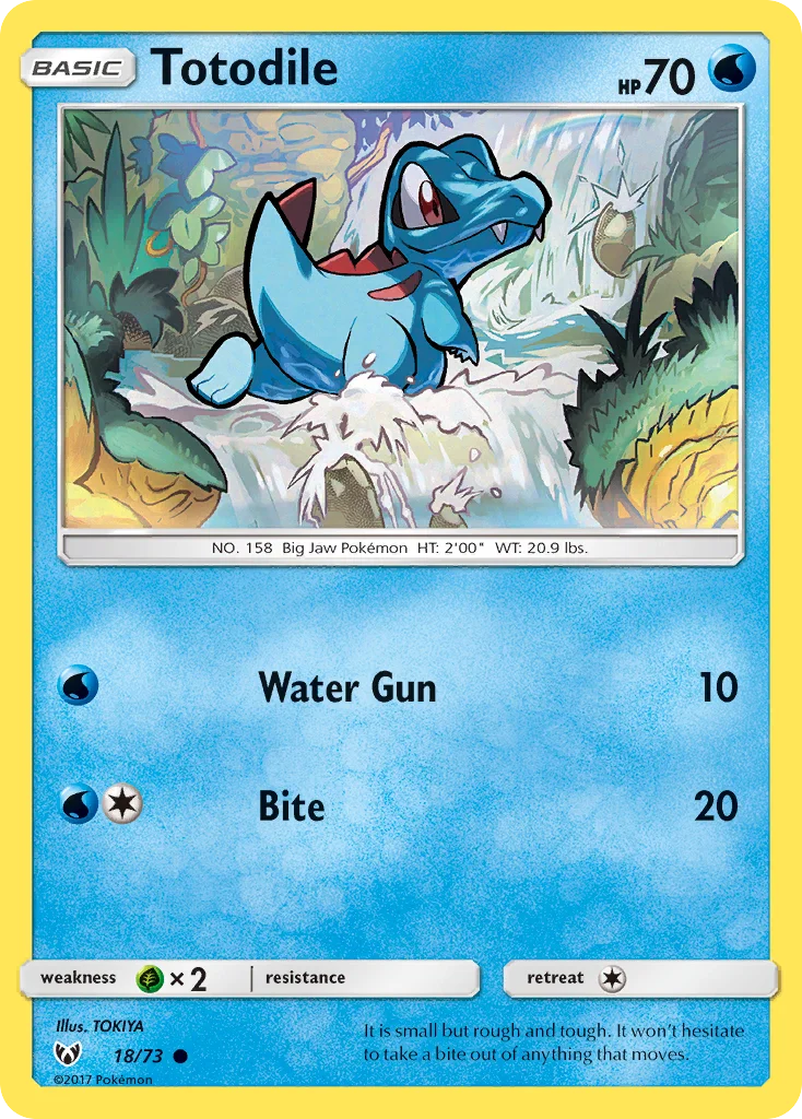 Totodile · Shining Legends