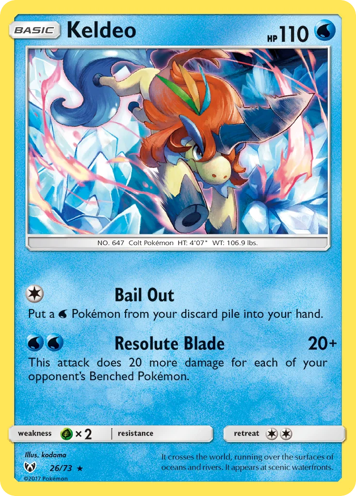 Keldeo · Shining Legends