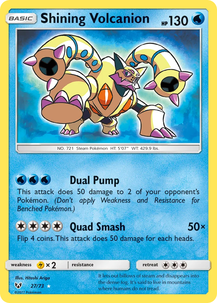 Shining Volcanion · Shining Legends