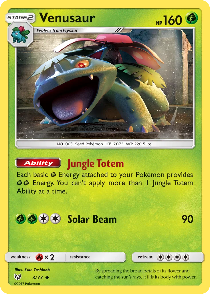 Venusaur · Lendas Luminescentes