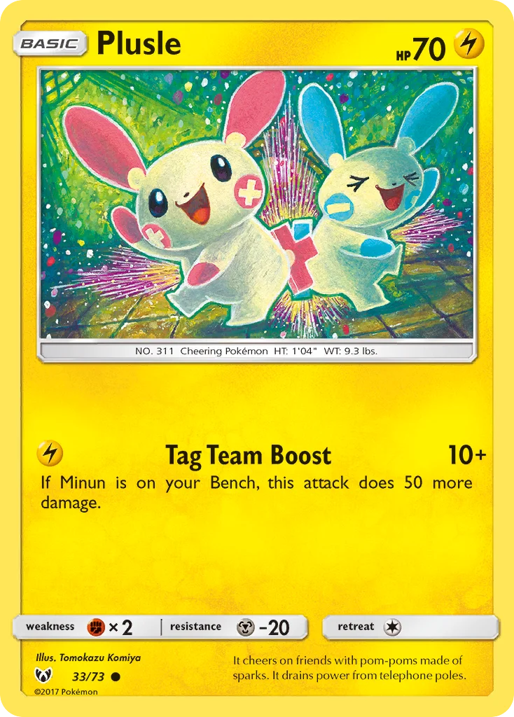 Plusle · Lendas Luminescentes