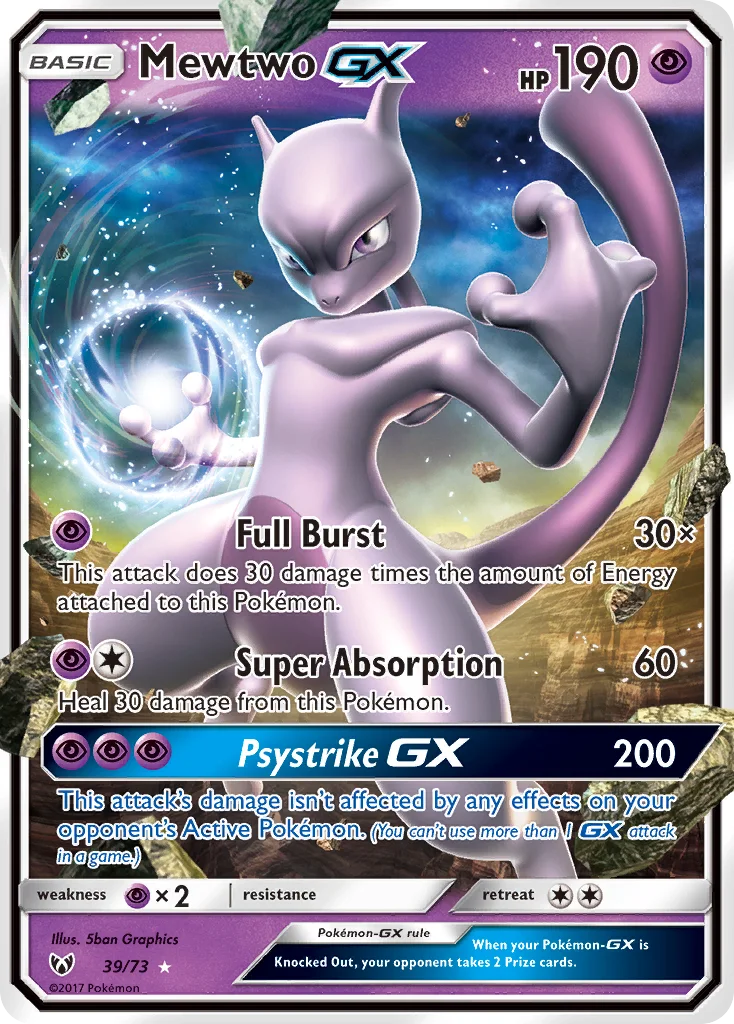 Mewtwo-GX · Shining Legends