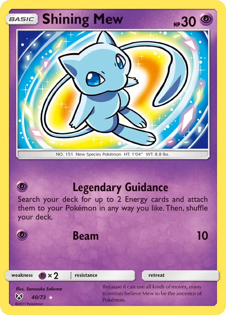 Mew Luminescente · Lendas Luminescentes