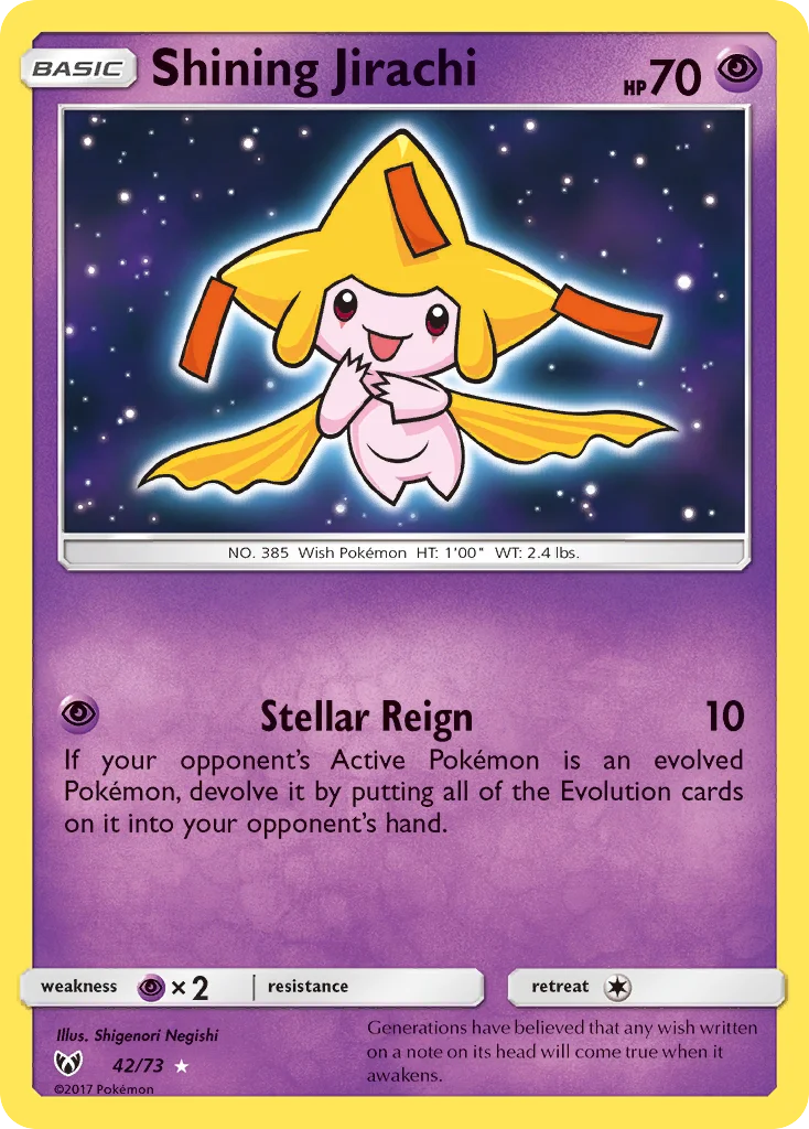 Jirachi Luminescente · Lendas Luminescentes
