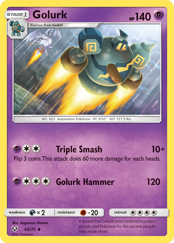 Golurk · Shining Legends