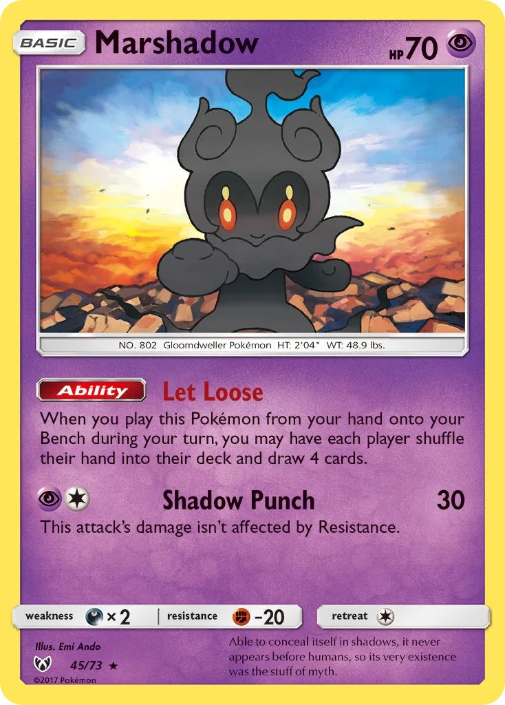 Marshadow · Lendas Luminescentes