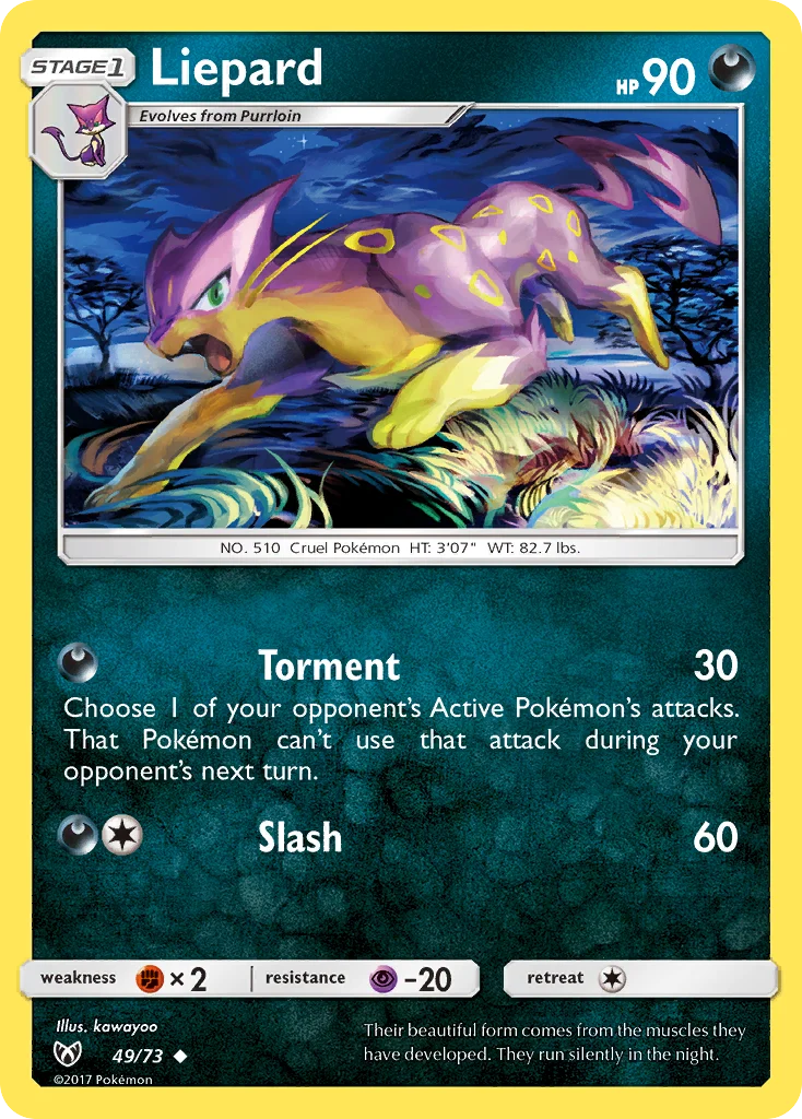 Liepard · Lendas Luminescentes