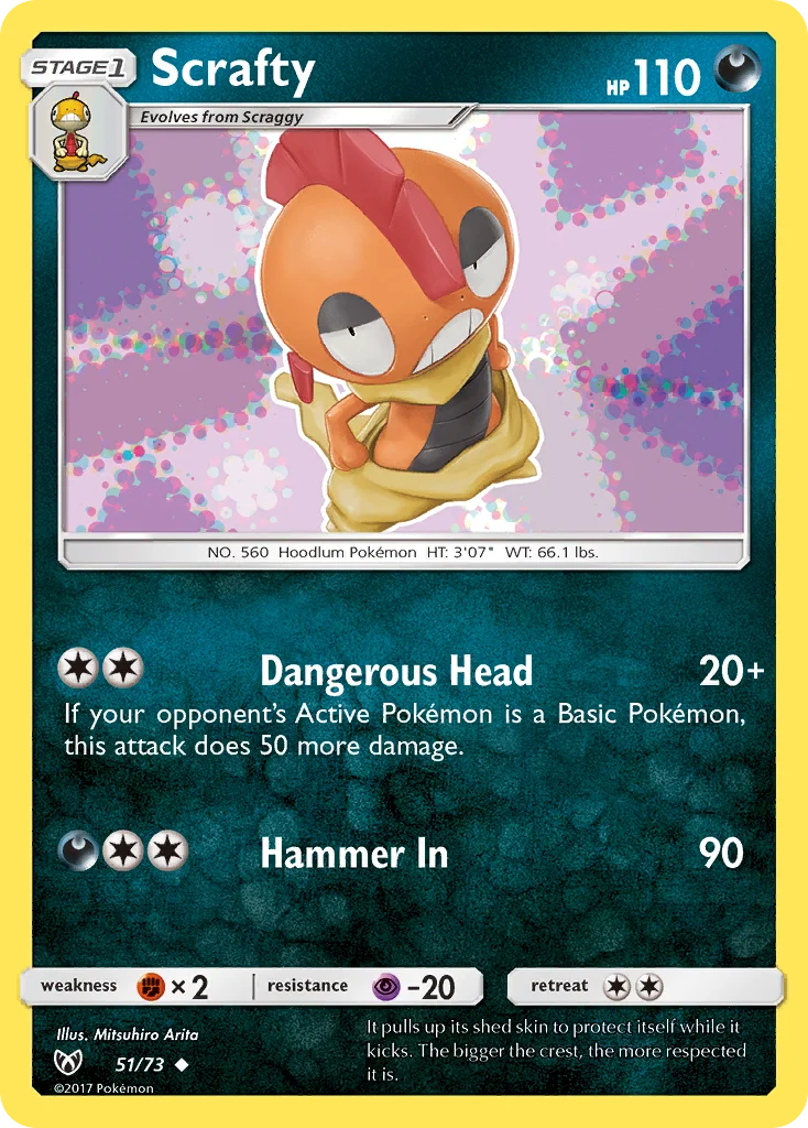 Scrafty · Shining Legends