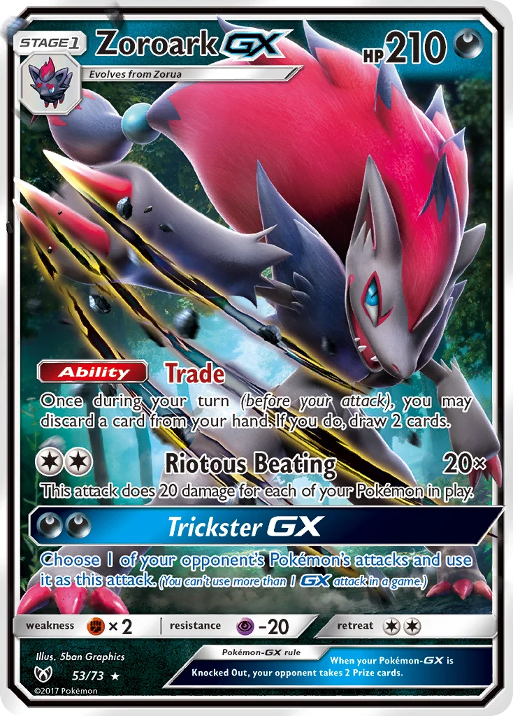 Zoroark-GX · Shining Legends