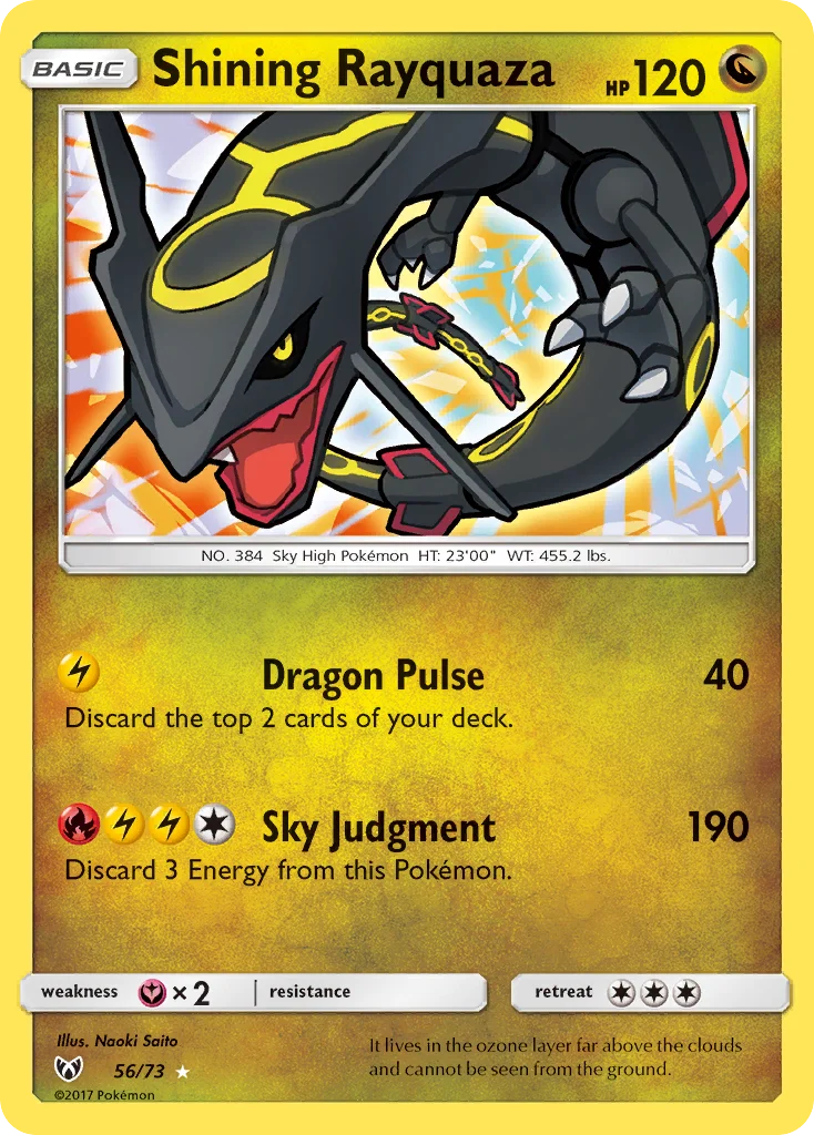 Rayquaza Luminescente · Lendas Luminescentes