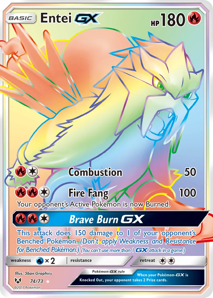 Entei-GX · Shining Legends