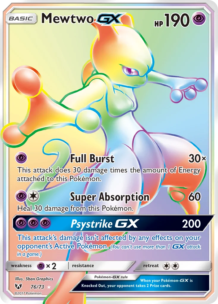 Mewtwo-GX · Shining Legends