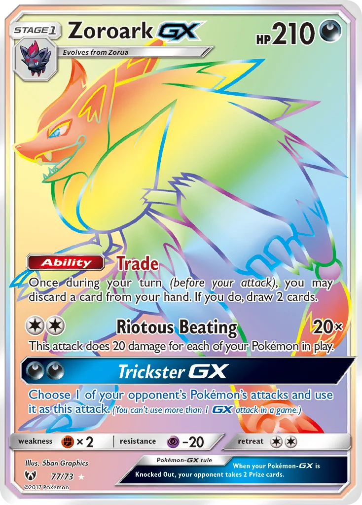 Zoroark-GX · Shining Legends