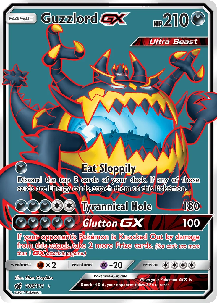 Guzzlord GX · Invasão Carmim