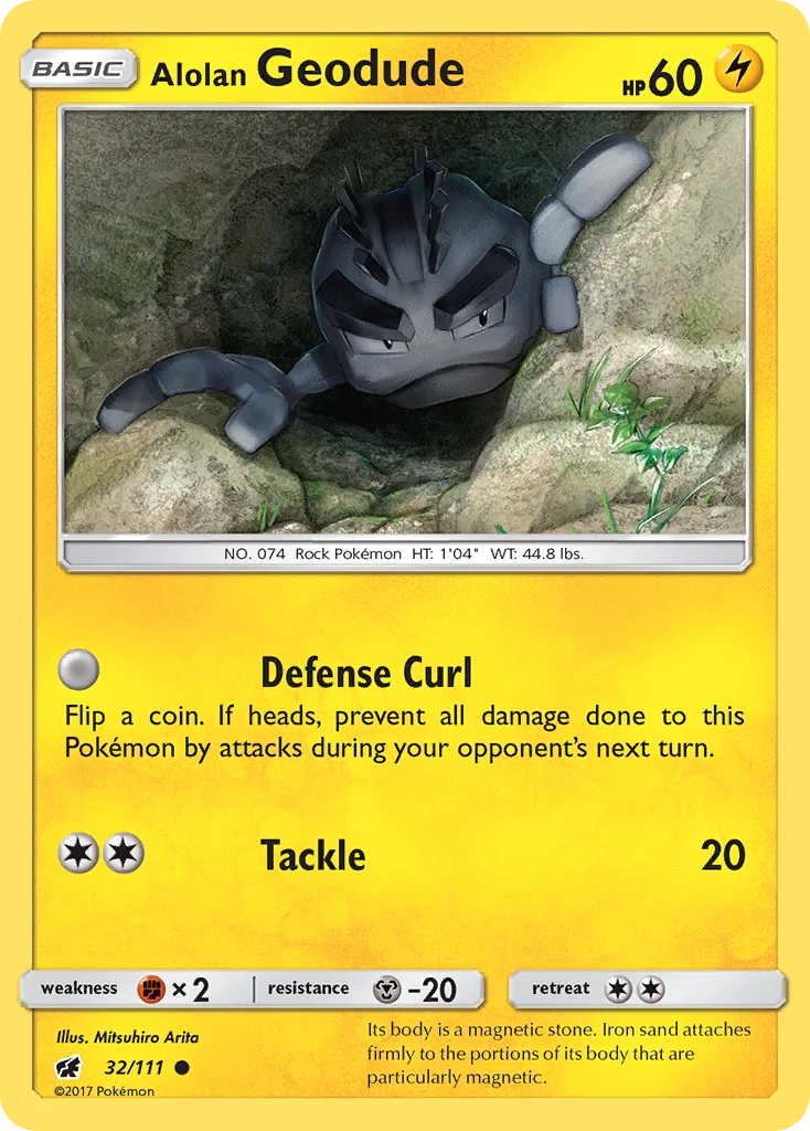 Geodude de Alola · Invasão Carmim