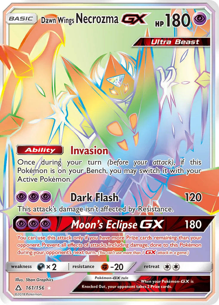Necrozma Asas Alvorada GX · Ultra Prisma