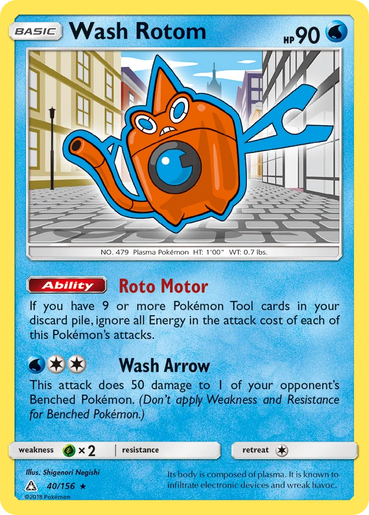 Rotom Lavagem · Ultra Prisma