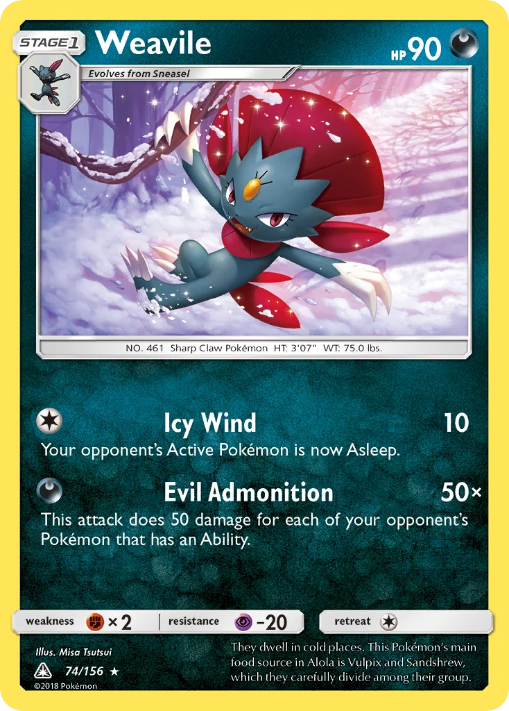 Weavile · Ultra Prisma