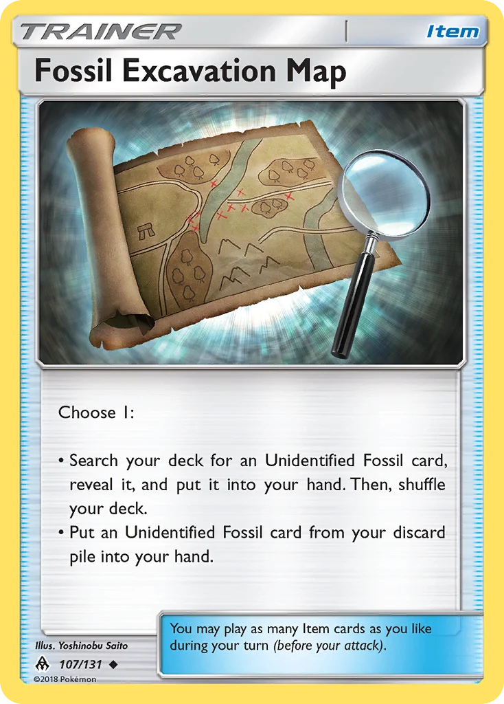 Fossil Excavation Map · Forbidden Light