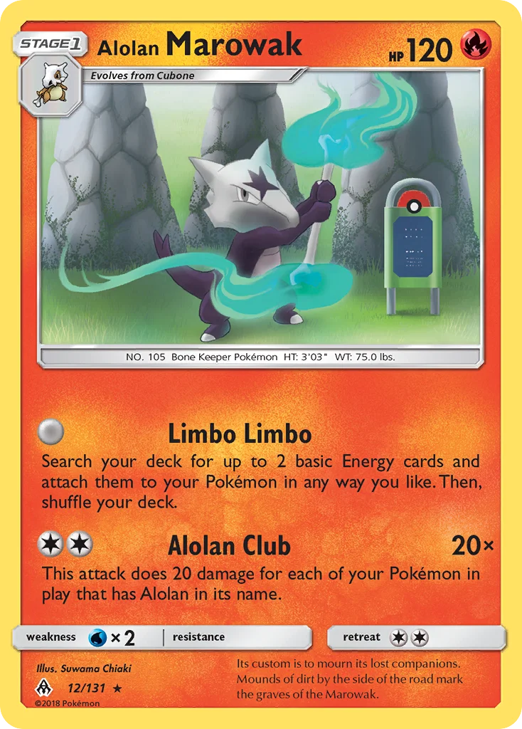 Alolan Marowak · Forbidden Light