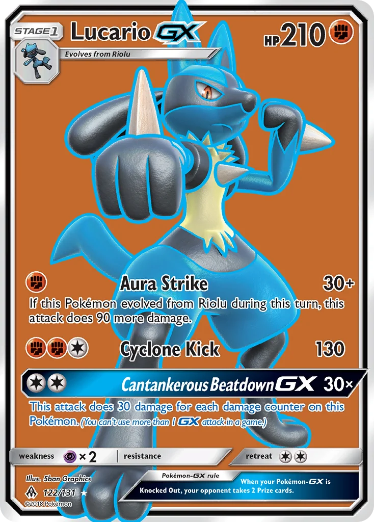 Lucario-GX · Forbidden Light