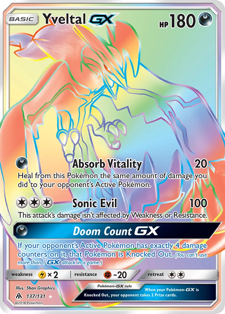Yveltal GX · Luz Proibida