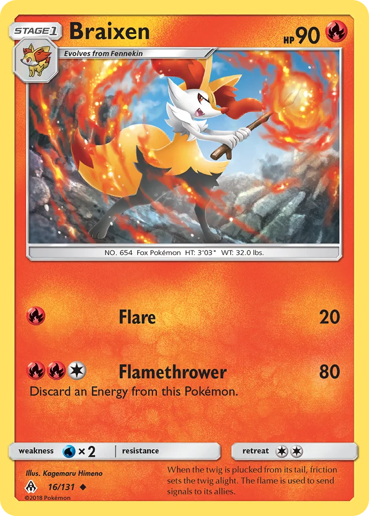 Braixen · Luz Proibida