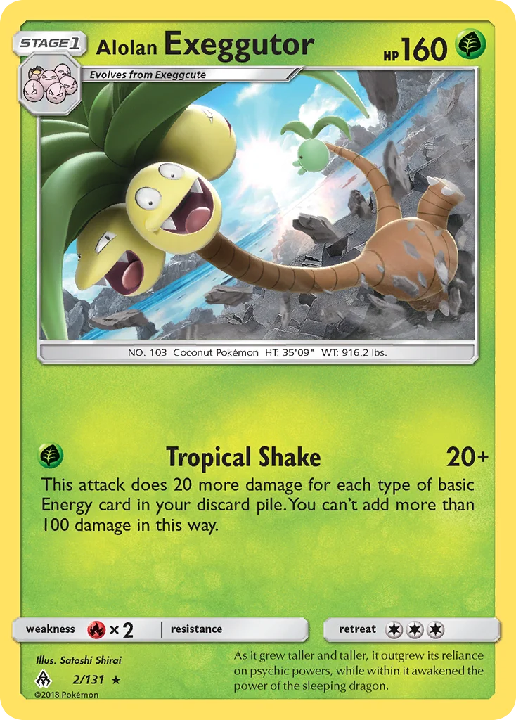 Exeggutor de Alola · Luz Proibida