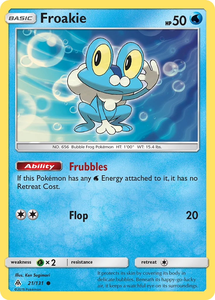 Froakie · Luz Proibida