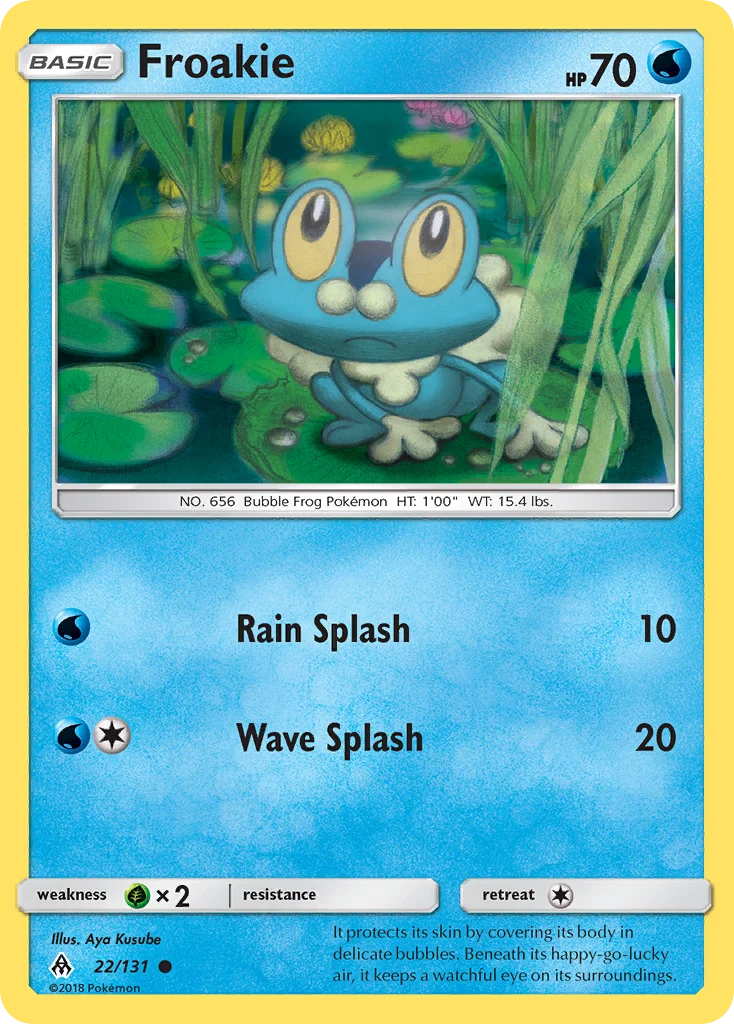 Froakie · Forbidden Light