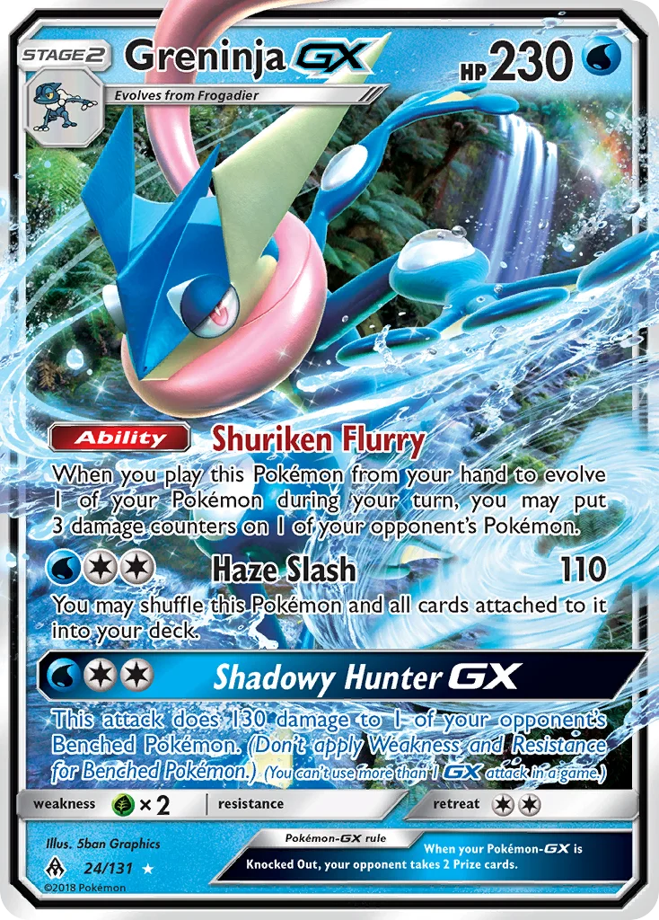 Greninja GX · Luz Proibida