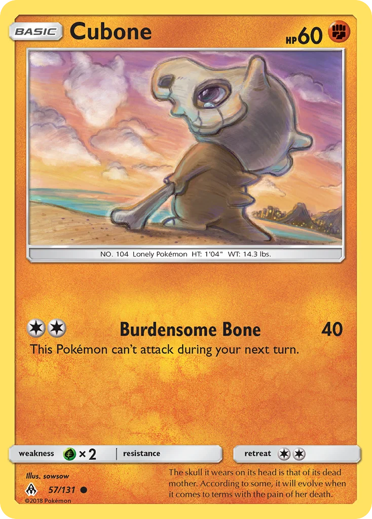 Cubone · Luz Proibida